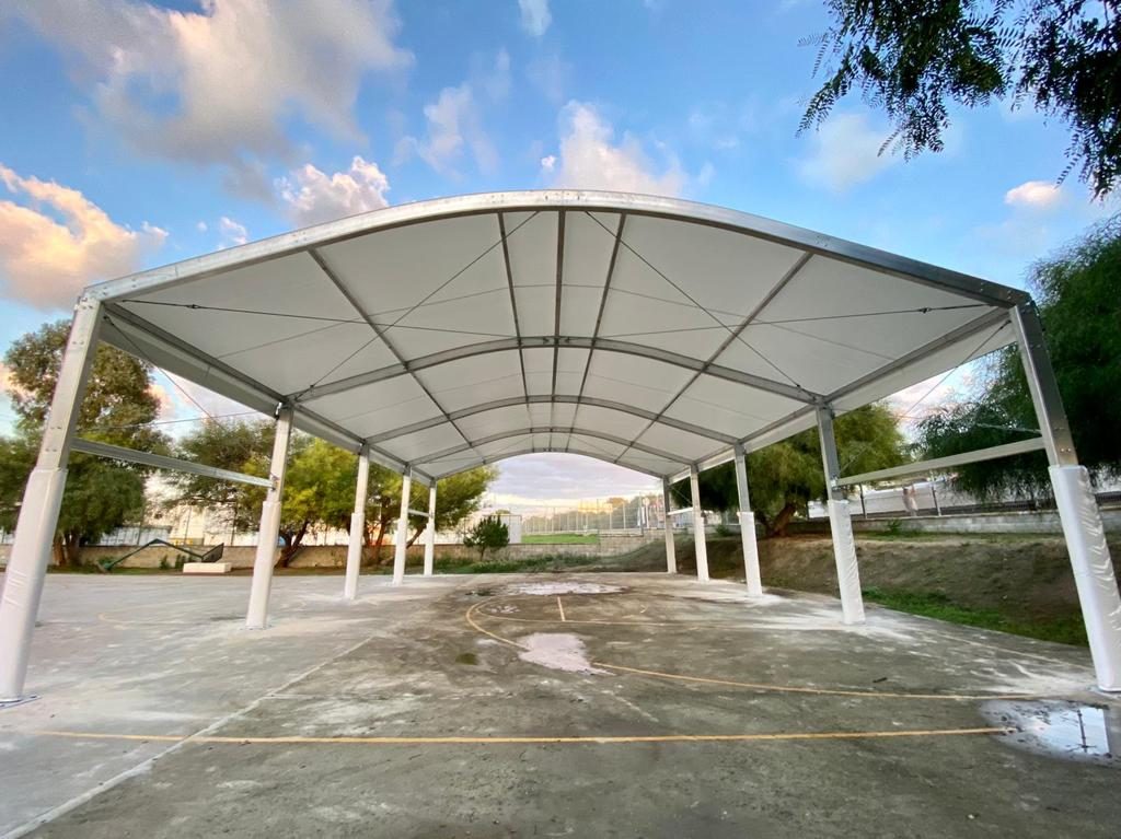 Carpa escolar en Andalucía