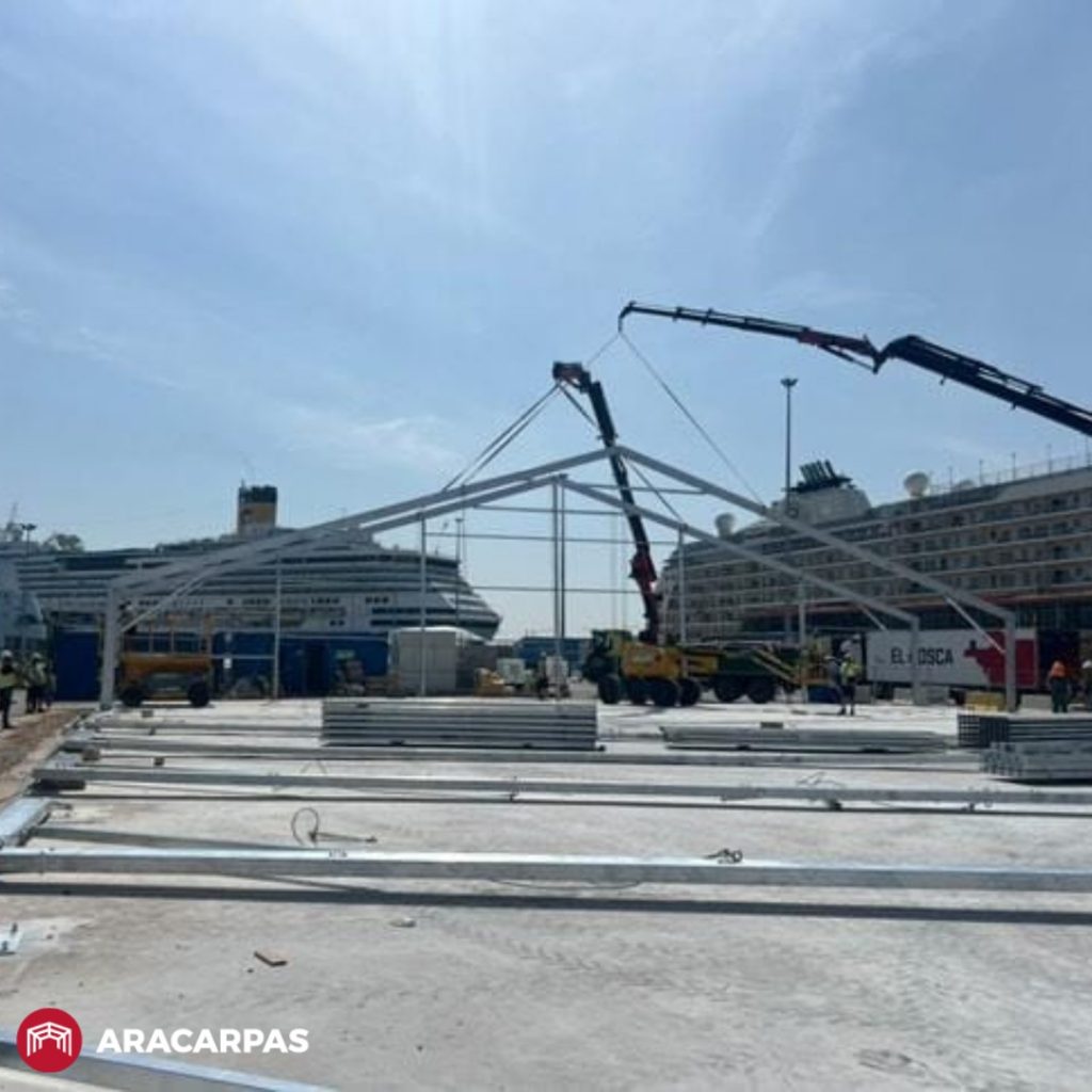 Carpa para puertos