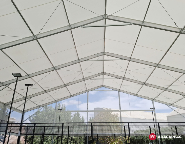 Carpa pista de pádel
